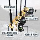 Stillwater Fishing Pole Storage Rack | Holds up to 8 Rods by StoreYourBoard