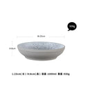 GobekUsa Ceramic Dinner Plate Set - Stone Inspired Design