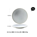 GobekUsa Ceramic Dinner Plate Set - Stone Inspired Design