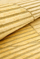 Stone Modern Style Yellow Hand Tufted 5x7 Wool Area Rug