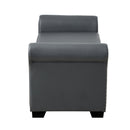 Noah PU Leather Storage Bench