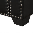 Noah PU Leather Storage Bench
