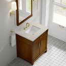 James Martin Bellshire 30" Single Bathroom Vanity, Honey Oak