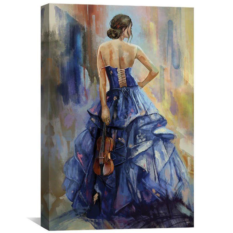 Stradivarius Woman Canvas