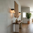 Strata Ribbed Alabaster Wall Sconce