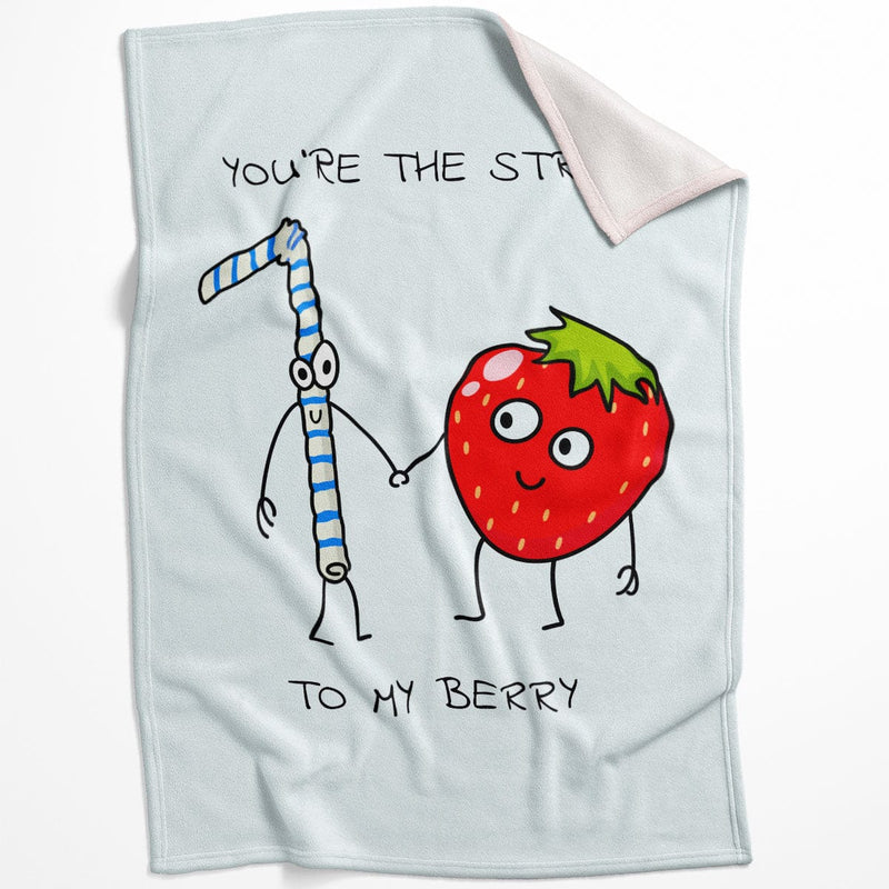 Straw to My Berry Blanket