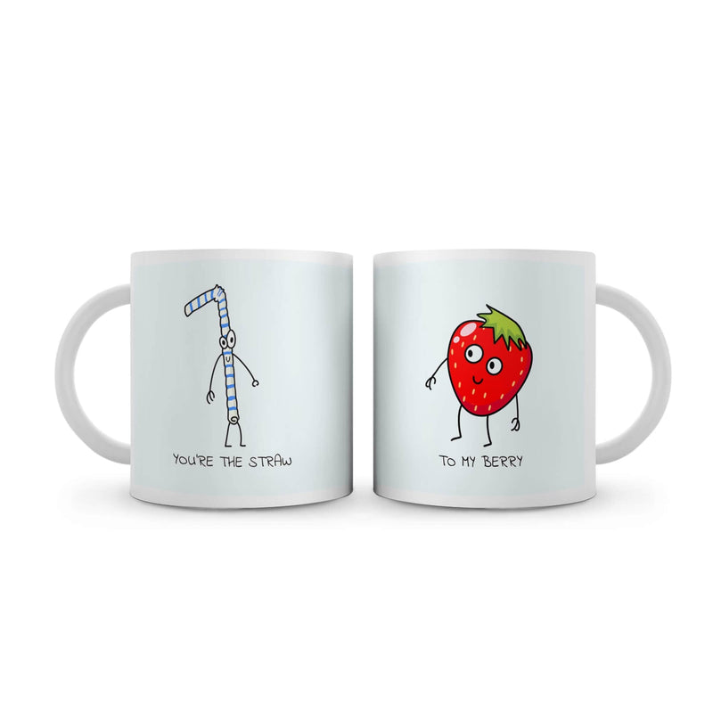 Straw to My Berry Mug