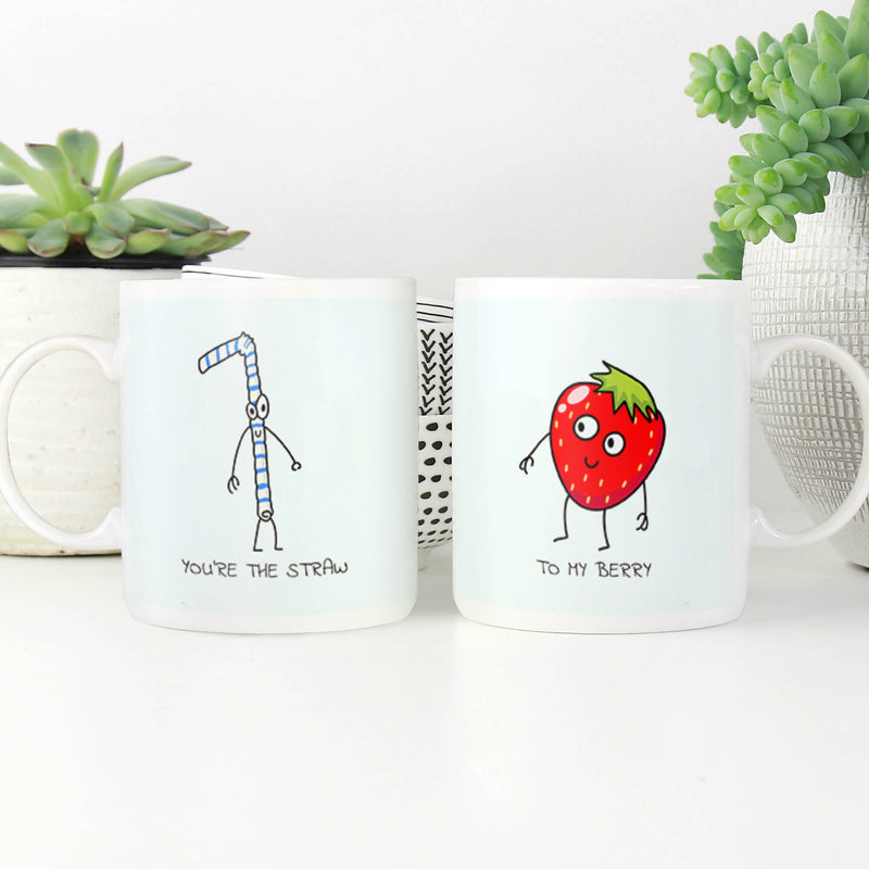 Straw to My Berry Mug