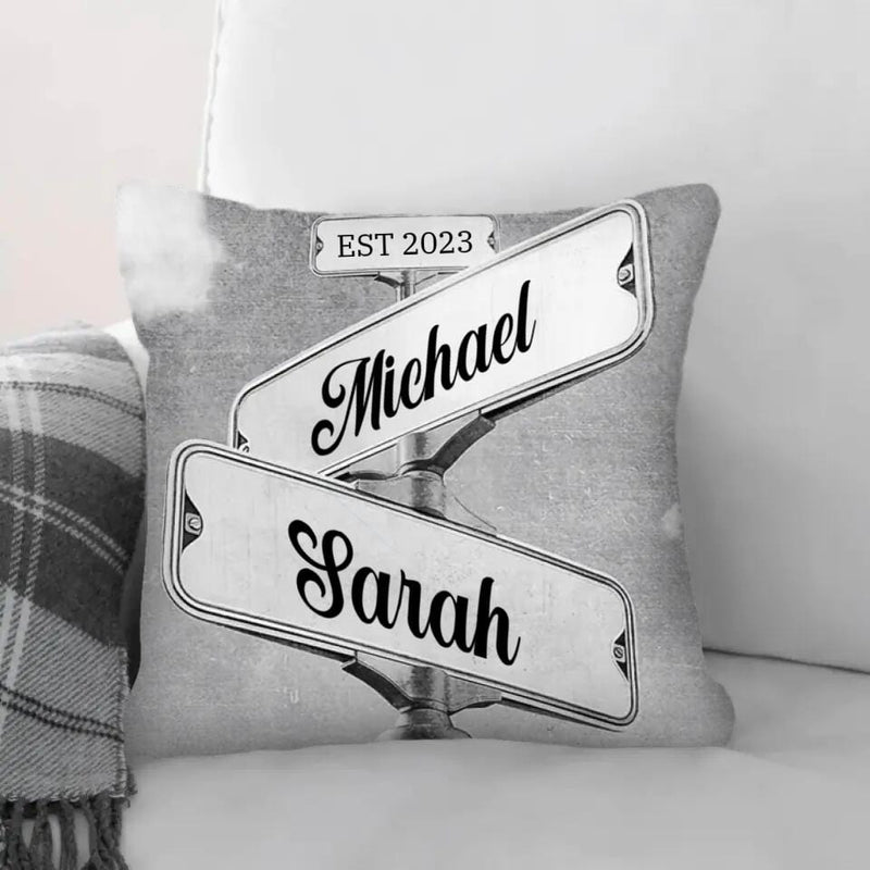 Street Signs Cushion