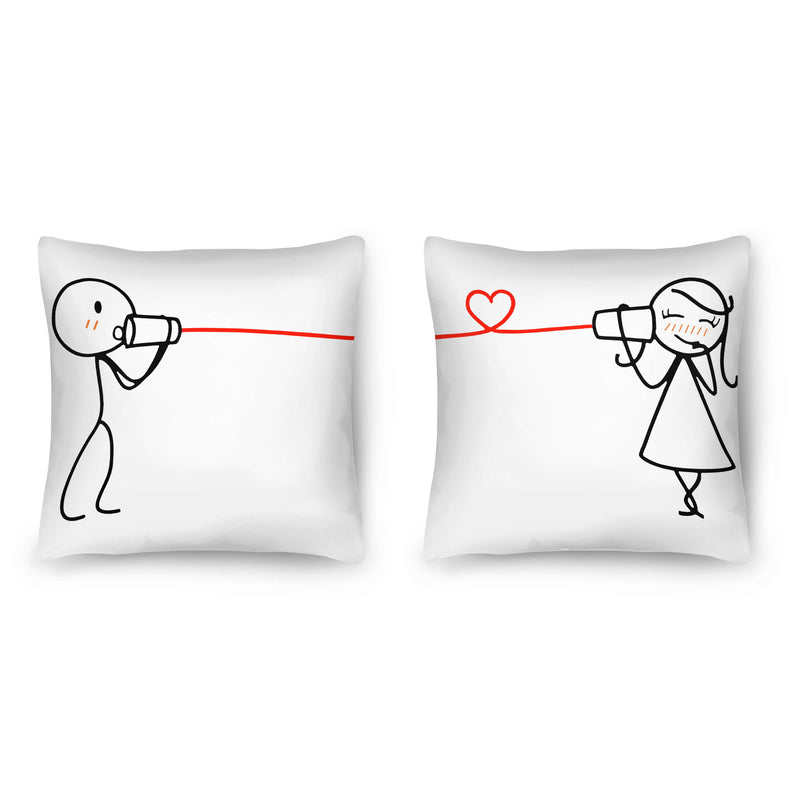 String Cup Love Cushion