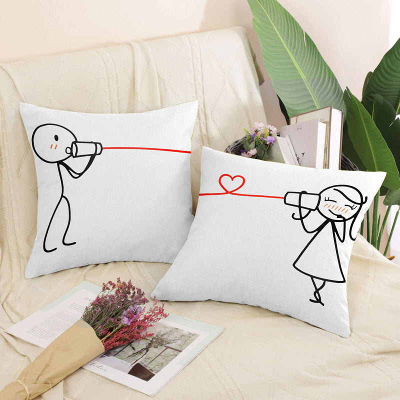 String Cup Love Cushion