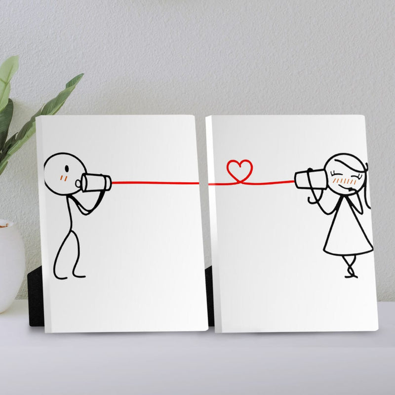 String Cup Love Desktop Canvas