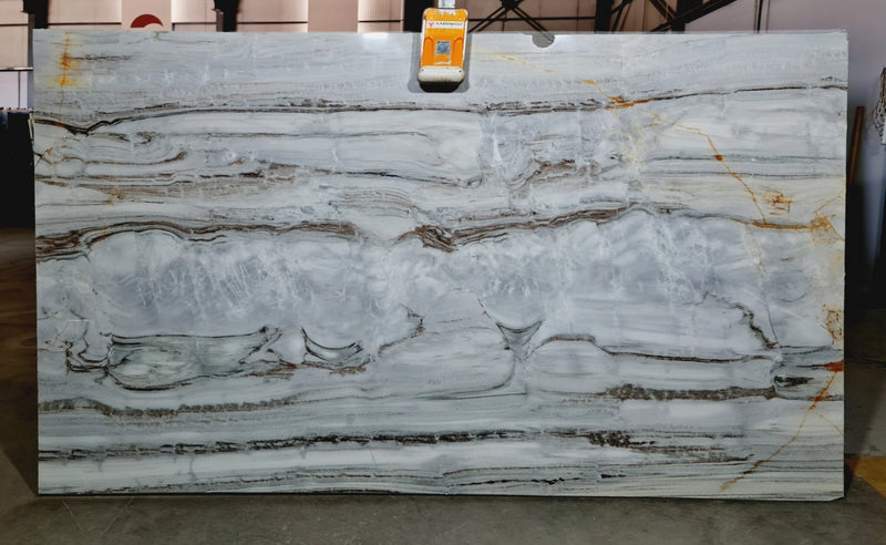 Stingray Bookmatching Polished Marble Slab