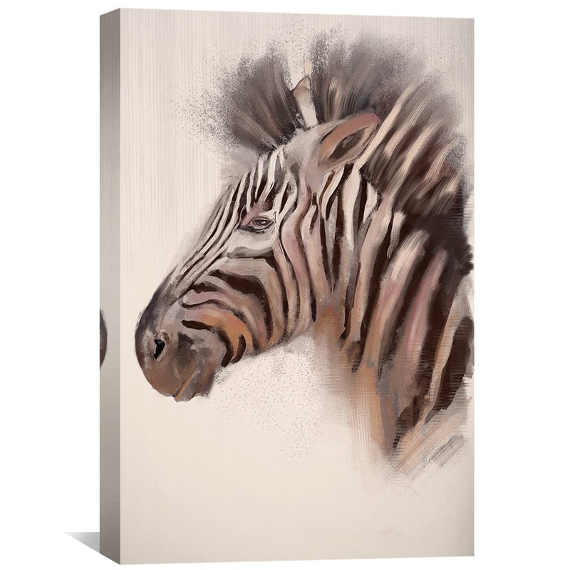 Stripes of Zebra Canvas