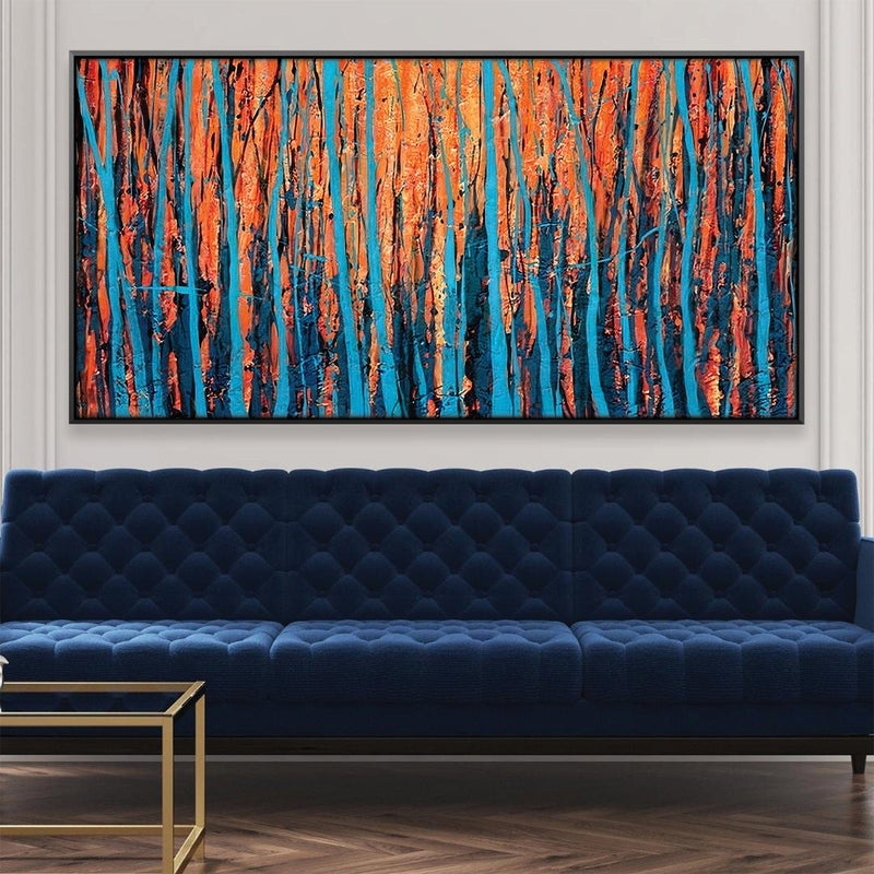 Stroked Trees Canvas