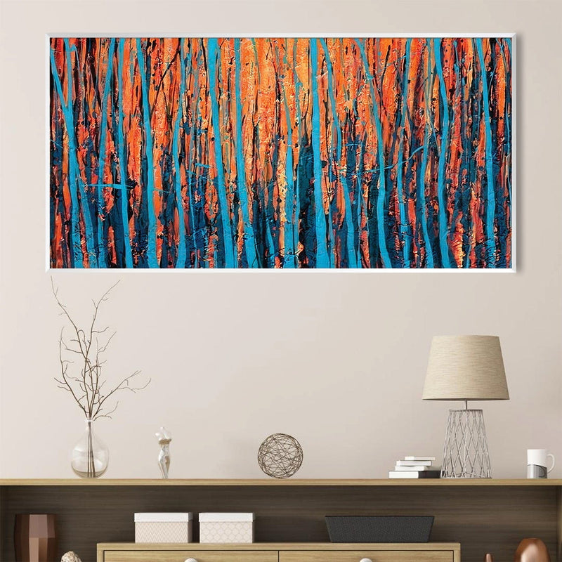 Stroked Trees Canvas