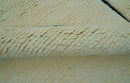 Cream And Black Hand Knotted Wool Area Rug Contemporary Minimalist Modern Design by The Rug Decor