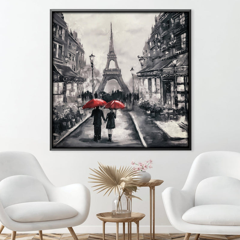 Strolls in Paris Canvas