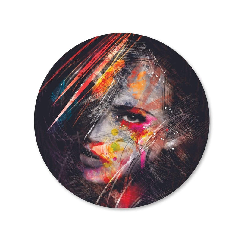 Strong Minded Woman Canvas - Circle