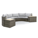 Barbuda - 6 Pc. Sectional Sofa w/ 2 End Tables by Unique Piece Furniture