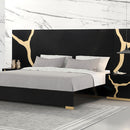 Goldsberg - Queen Bed w/ Wall Panels by Unique Piece Furniture