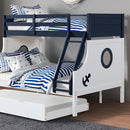 Nautia - Twin/Full Bunk Bed by Unique Piece Furniture