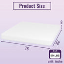 Nasturtium - 8" E.King Bamboo Charcoal Infused Memory Foam