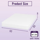 Nasturtium - 8" Queen Bamboo Charcoal Infused Memory Foam by Unique Piece Furniture