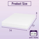 Nasturtium - 8" Full Bamboo Charcoal Infused Memory Foam by Unique Piece Furniture