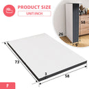Hollyhock - 3" Queen Tri-Fold Memory Foam Topper by Unique Piece Furniture