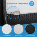 Hollyhock - 3" Twin Tri-Fold Memory Foam Topper