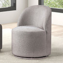Broager - Dining Swivel Chair, Light Gray by Unique Piece Furniture