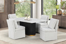 Morges - Rect Dining Marble Table by Unique Piece Furniture