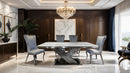 Basilicata - Chair, Silver/White (2/CTN) by Unique Piece Furniture