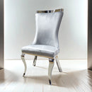 Basilicata - Chair, Silver/Gray (2/CTN) by Unique Piece Furniture