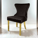 Portanova - Gold Chair (2/CTN) by Unique Piece Furniture