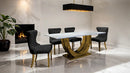 Portanova - Gold Chair (2/CTN) by Unique Piece Furniture