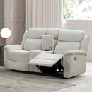 Sandbach - Manual Reclining Loveseat With Console by Unique Piece Furniture