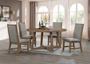 Everett - 5 Pc. Round Table Dining Set by Unique Piece Furniture