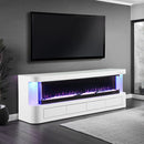 Luken - 71" TV Stand w/ Electric Fire Place by Unique Piece Furniture