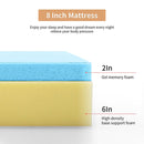 Artemisia - 8" E.King Memory Foam Mattress by Unique Piece Furniture