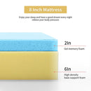 Artemisia - 8" Twin Memory Foam Mattress by Unique Piece Furniture
