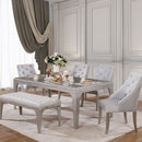 Diocles - 6 Pc Dining Table Set w/ Bench by Unique Piece Furniture