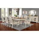 Arcadia - 9 Pc Dining Table Set by Unique Piece Furniture