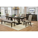Faulk - 6 Pc Dining Table Set w/ Bench by Unique Piece Furniture