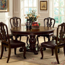 Bellagio - 5 Pc Dining Table Set (Leatherette Chairs) by Unique Piece Furniture