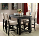 Sania - 5 Pc Counter Ht Table Set by Unique Piece Furniture