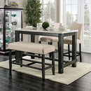 Brule - 5 Pc Counter Ht Table Set by Unique Piece Furniture
