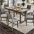 Anton - 7 Pc Counter Ht Table Set by Unique Piece Furniture