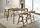 Ebikon - 5 Pc Counter Ht Table Set by Unique Piece Furniture
